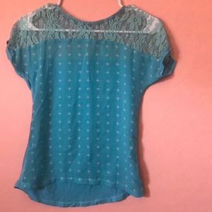 Turquoise shirt
